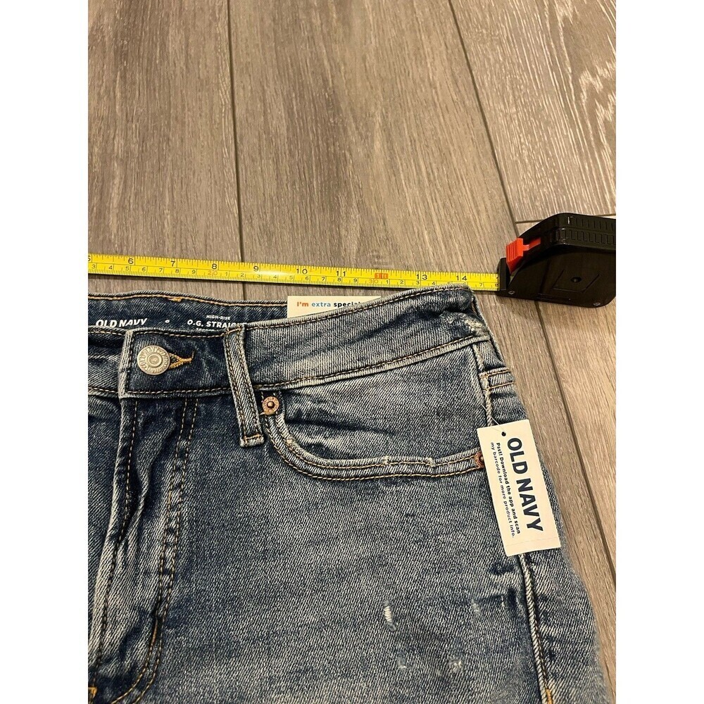 Old navy Denim Jean Shorts Distressed Size 6 - Picture 11 of 13